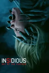 Poster for Insidious: Out of the Further (2026) showing a shadowy figure reaching from a dark doorway