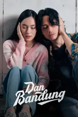 Dan Bandung 2026 movie poster featuring Samo Rafael and Shanna Shannon against Bandung cityscape with Persib stadium lights