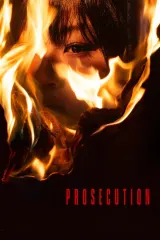 Poster for Prosecution (2026) showing a determined prosecutor against a courtroom backdrop