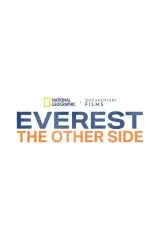 Everest: The Other Side (2026) poster featuring Hilaree Nelson and Jim Morrison in high-altitude mountaineering gear against the stark white backdrop of Everest's North Face