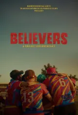 Poster for Believers (2026) showing a cricket ball and Gambian landscape