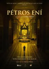 Poster for Petros Eni (2026) showing the ancient necropolis beneath St. Peter's Basilica