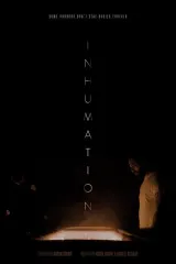 Inhumation (2026) movie poster featuring a dark, claustrophobic aesthetic with medical horror imagery suggesting premature burial and a man trapped between life and death