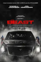 Poster for The Beast (2026) showing Samuel L. Jackson as the President beside an armored limousine
