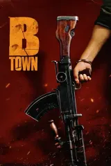 B-Town 2026 movie poster featuring Sukh Sanghera in a gritty urban setting with dual Punjab-Canada imagery