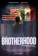 Poster for Brotherhood: A Cinematic Musical (2026) showing two neighbors from different worlds
