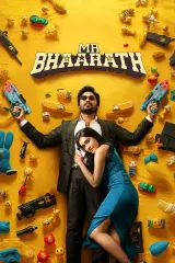 Mr. Bhaarath (2026) movie poster featuring lead actors Bhaarath and Samyuktha Viswanathan in wedding attire with zodiac symbols