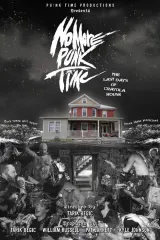 No More Punk Time 2026 movie poster showing the Crayola House punk venue exterior with graffiti and show flyers
