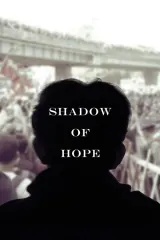 Shadow of Hope (2026) poster showing a young Burmese man in Australia looking at a phone screen with news of the military coup