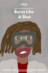 Burns Like A Shot (2026) movie poster featuring Iliana Armstrong and Patricyona Rogers in a tense apartment confrontation, reflecting the film's truth-serum premise
