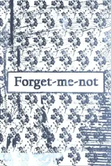 Poster for Forget-me-not (2026) showing a fragmented portrait of a man and a woman against a dark, misty background