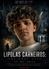 Poster for LIPOLAS CARNEIROS: O Último Código (2026) featuring Luiz Feliphe as the lead in a futuristic cityscape with memory-themed visuals