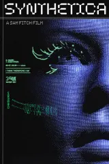 Poster for SYNTHETICA (2026), a UK science fiction short film directed by Sam Fitch