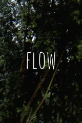 Poster for flow (2026) showing a solitary figure in woods
