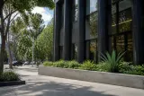 Exterior view of Anthropic headquarters with logo visible, emphasizing focus on AI development and discussions.