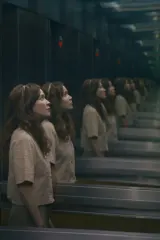 Poster for Pocket Mirror (2026) featuring Sofia Banzhaf as a retail clerk