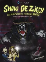 Poster for Ziggy's Show: The Curse of Mariachi Bondage (2026) featuring a gloomy mariachi figure with a trumpet looming over a smartphone screen showing a livestream