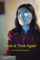 Poster for Time & Time Again (2026) showing a mysterious microwave and a young couple