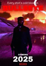 Deadsight (2026) movie poster featuring a stylized silhouette of a contract killer in a noir-inspired animated aesthetic