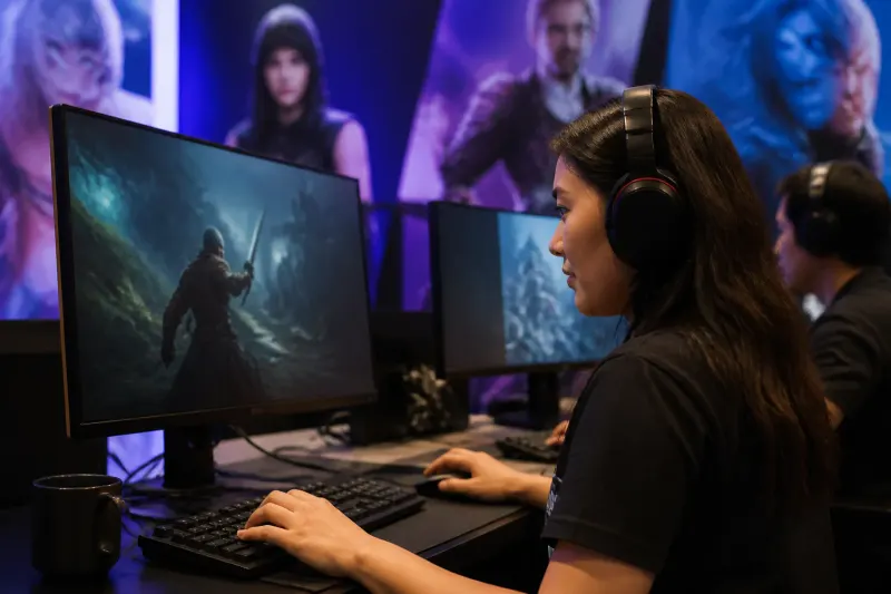 Visuals of major game updates and expansions being announced at the PC Gaming Show Tokyo Direct 2026.