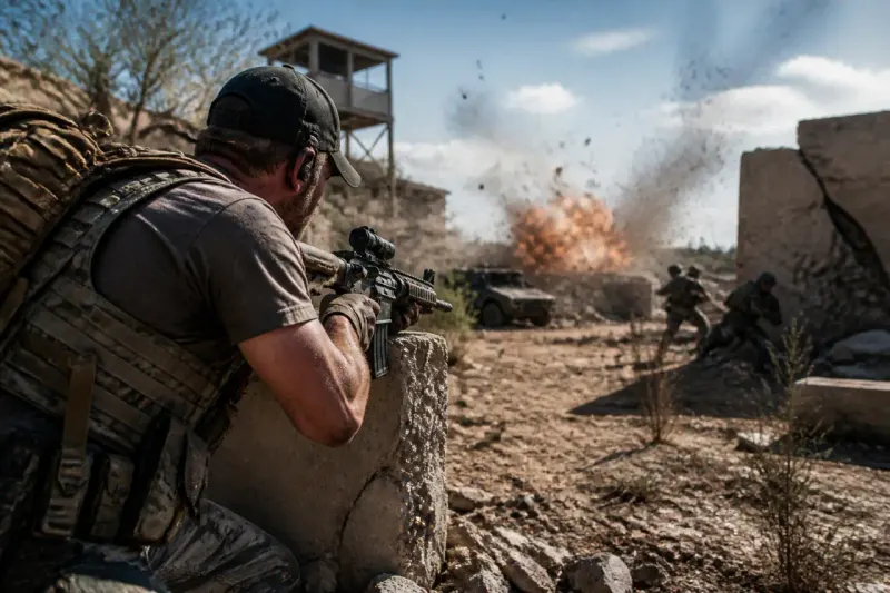 Wardogs gameplay featuring intense firefights and tactical maneuvers
