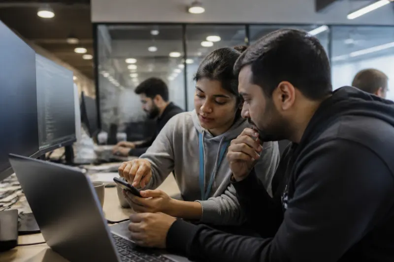 Experts analyzing the vulnerabilities found in various Android applications.