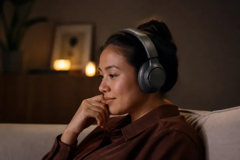 Beats 360 headphones shown with icons indicating active noise cancellation.