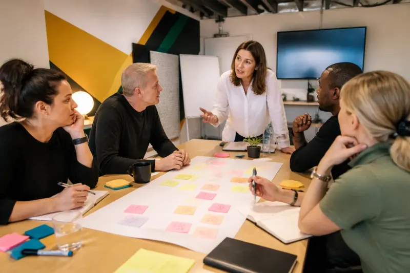 Creative workshop on designing effective training methodologies.