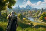 A player exploring a serene landscape in WoW: Forever
