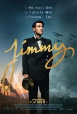 Jimmy (2026) movie poster featuring KJ Apa as James Stewart in period military uniform, with supporting cast names including Jason Alexander and Max Casella