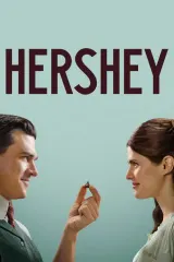 Poster for Hershey (2026) featuring Finn Wittrock as Milton Hershey and Alexandra Daddario as Kitty Hershey