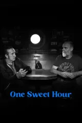 One Sweet Hour (2026) movie poster featuring Gary Lydon as an ageing Elvis impersonator and Brían F. O'Byrne as his brother against an Irish midlands landscape