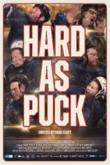 Poster for Hard as Puck (2026) showing para ice hockey players on the rink