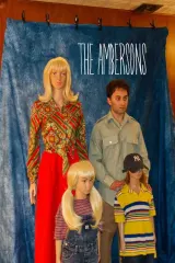 Poster for The Ambersons (2026) showing 1960s suburban setting with mannequin family