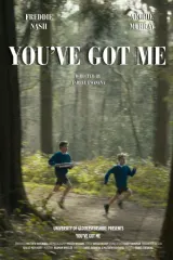 You've Got Me (2026) movie poster showing two young boys standing close together, one looking anxious, the other supportive, with a subtle bank vault motif in the background