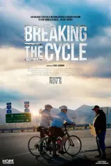 Breaking the Cycle (2026) movie poster featuring Ken Craft and Rowan Vansleve on bicycles