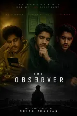 The Observer (2026) movie poster featuring Shubh Chaklan as the titular character, minimalist design reflecting the film's psychological drama themes