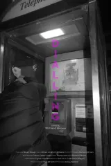 Dialling... (2026) movie poster showing a phone booth at night with a lone figure inside, illuminated by the booth's light against dark surroundings