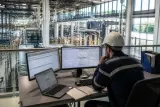 An industrial plant highlighting cybersecurity vulnerabilities