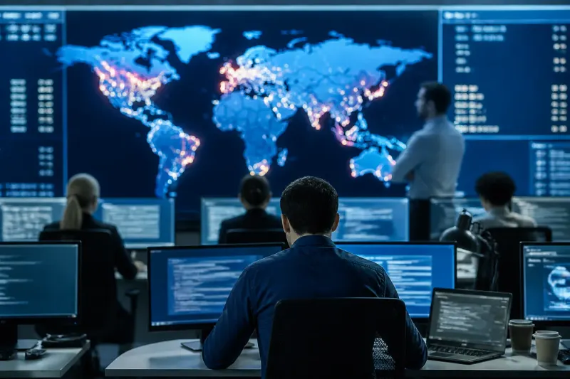World map indicating countries affected by the AOMEI malware attack