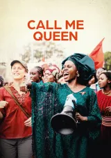 Call Me Queen (2026) movie poster featuring Eliane Umuhire as Queen and Charlie Carrick as Michael against a Kenyan landscape backdrop