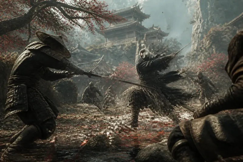 Phantom Blade Zero combat scene with dynamic action and stunning visuals
