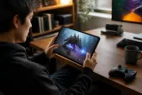 REDMAGIC Astra 2 tablet on a gaming setup