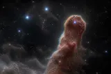 The Cat's Head Nebula captured by Hubble and JWST