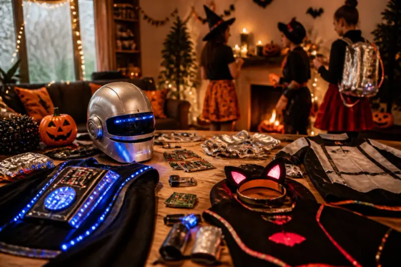 A selection of last-minute Halloween costumes for tech nerds, featuring humorous and creative tech-inspired ideas.